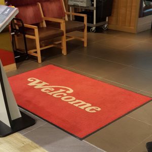 Welcome Mat Red